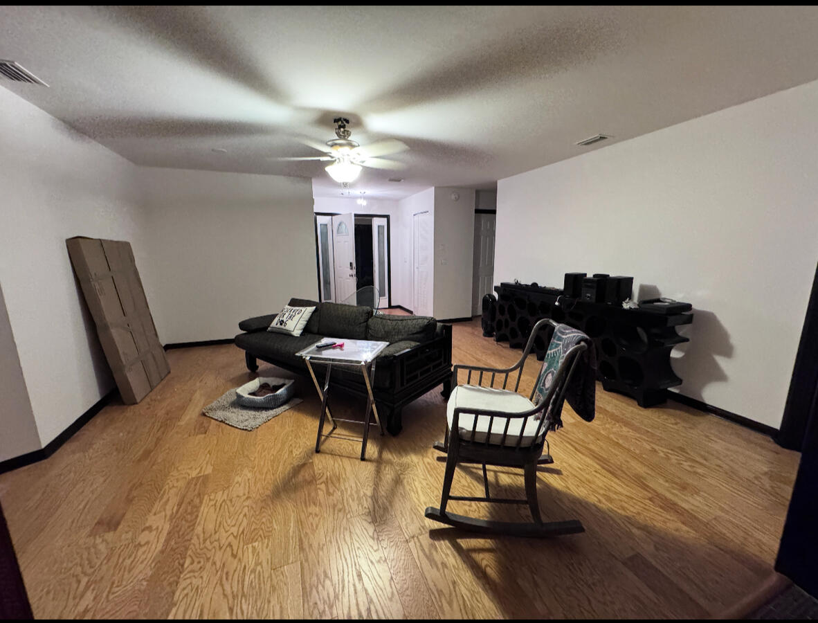 Smooth ceiling, white walls, and a fresh, modern feel
